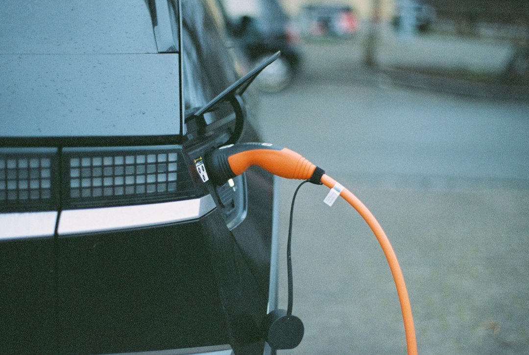 Stazione pubblica di ricarica per auto elettriche in Germania