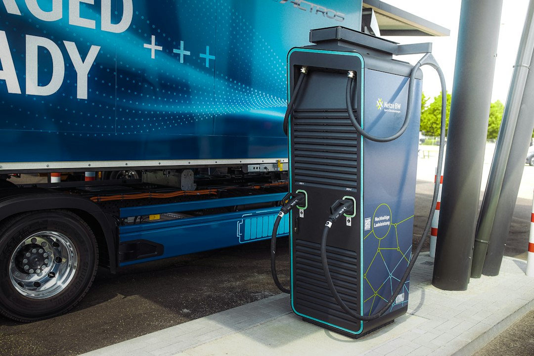 Stazione di ricarica per camion elettrici